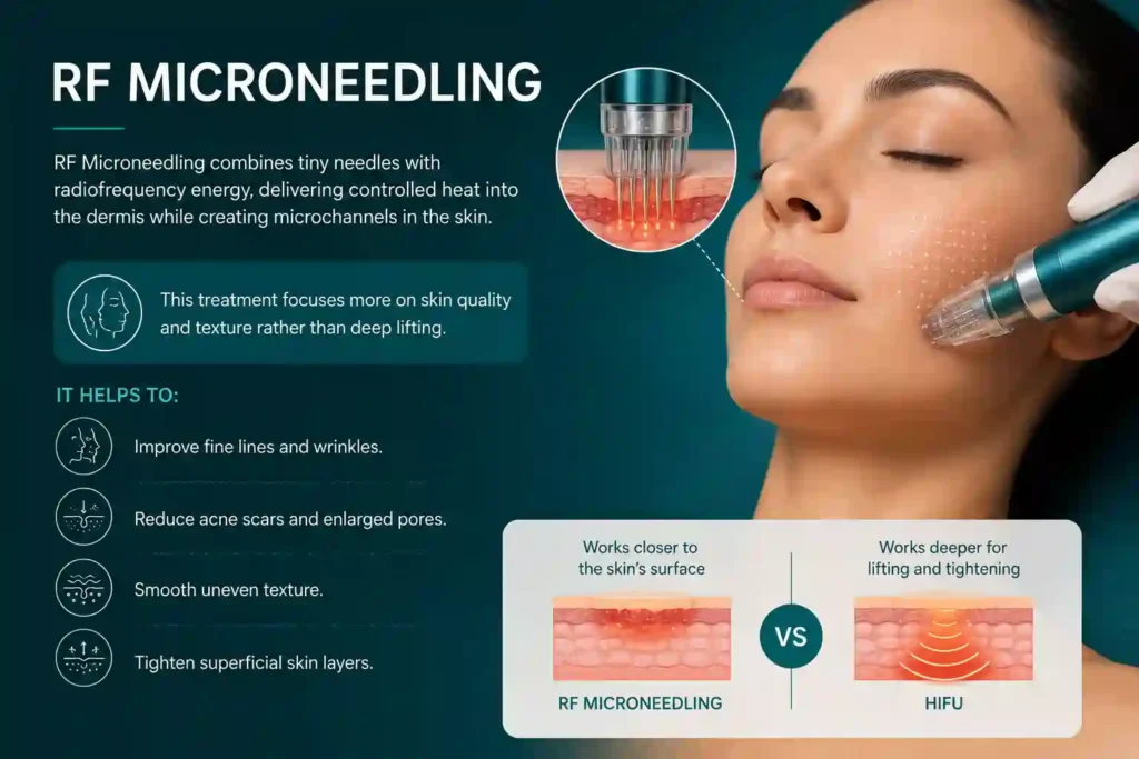 What Does RF Microneedling Do That HIFU Alone Cannot Calne